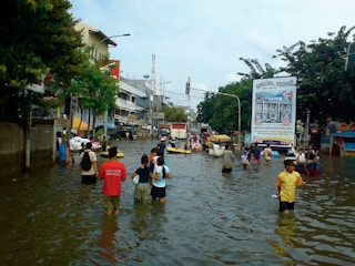 flooded jakarta
