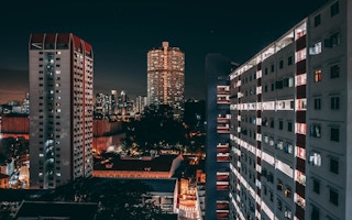 singapore night light
