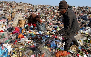 waste dump jiangsu china