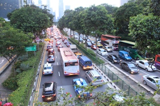 Traffic congestion in Singapore