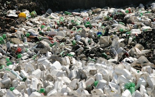 Styrofoam and plastic litter create an eyesore in Haiti