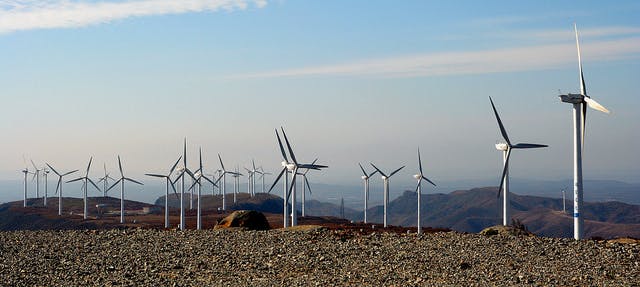 Mulan windfarm China