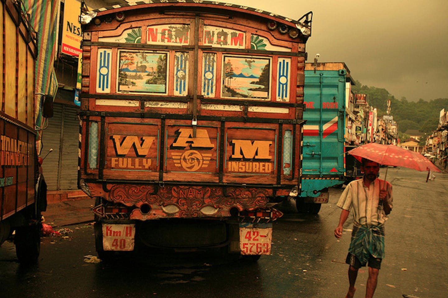looming rainstorm in India