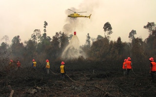 Forest fires in Riau 2014