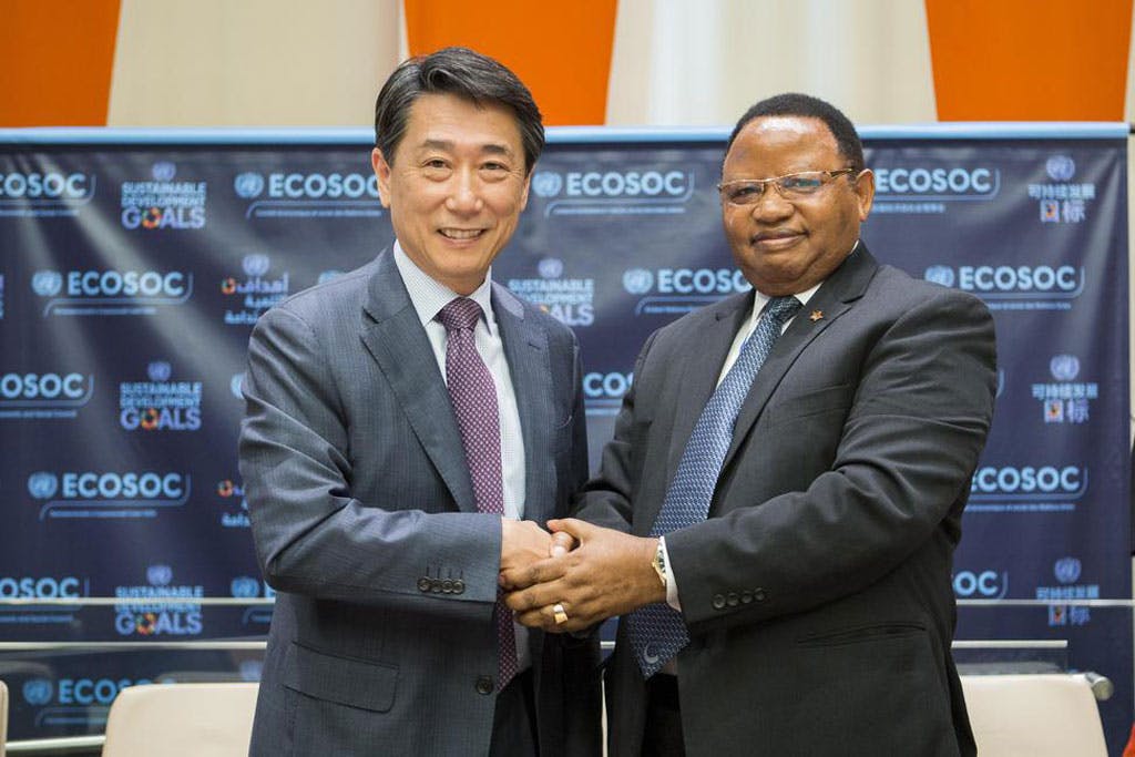 Ecosoc President Mr Shava