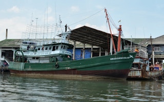 thai fishing vessel moored