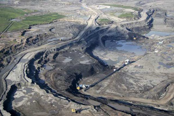 Oil sands in Canada's Fort McMurray