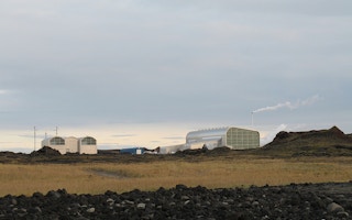 Reykjanes geothermal power plant