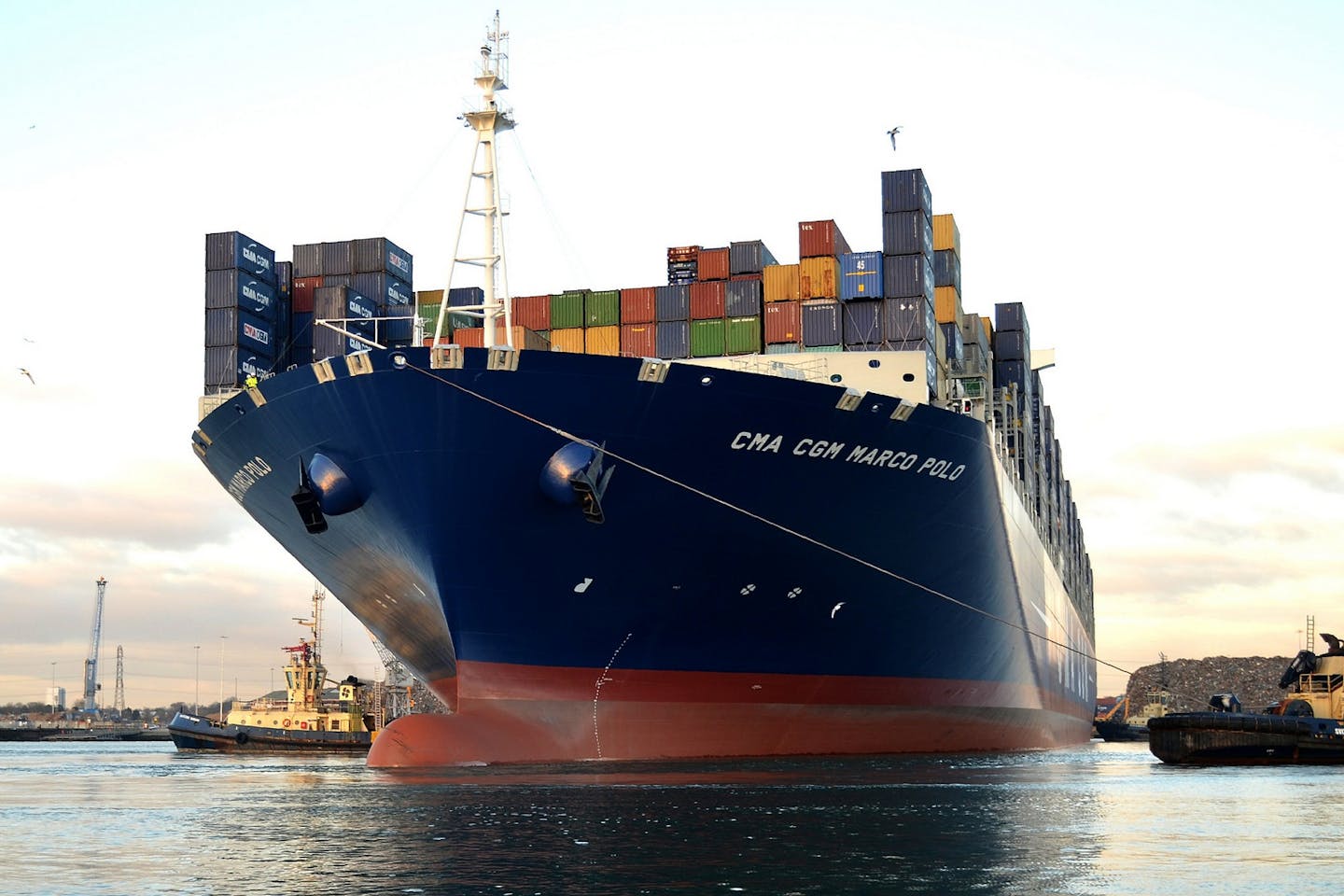 Container ship CMA CGM Marco Polo