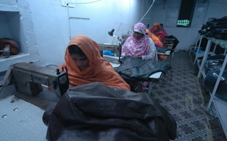 women garment workers in Lahore