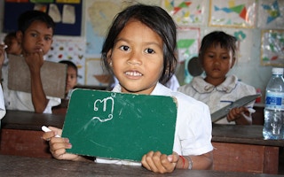 Cambodia school girl