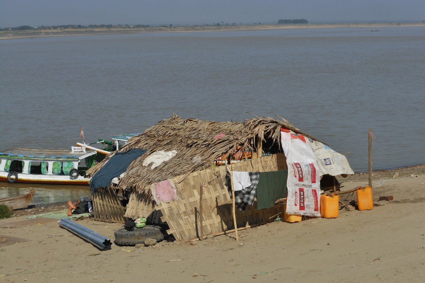 shanty in Irrawaddy