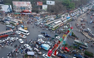 Bangladesh traffic mess