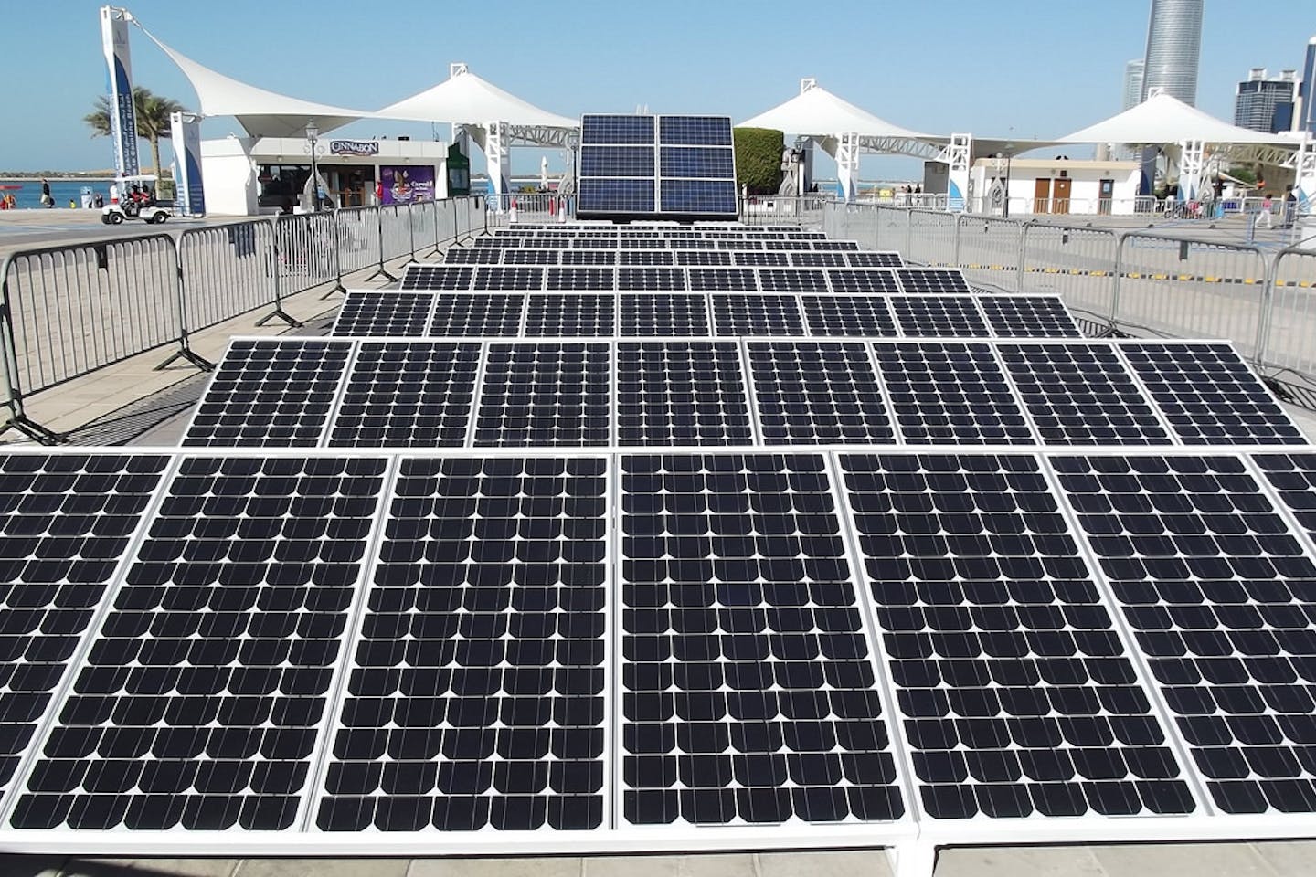 solar panels middle east