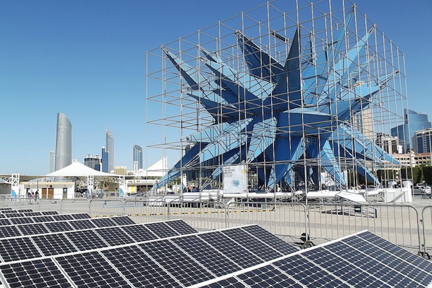 solar in Abu Dhabi Corniche