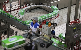 a factory worker in China