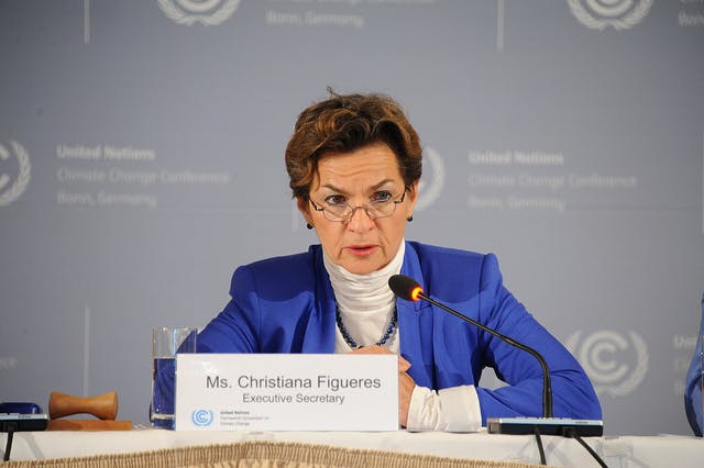 UNFCCC executive secretary Christiana Figueres