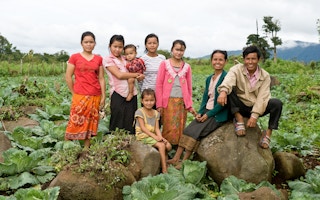cabbage farmers in Lao