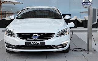 Volvo V60 plug in hybrid car