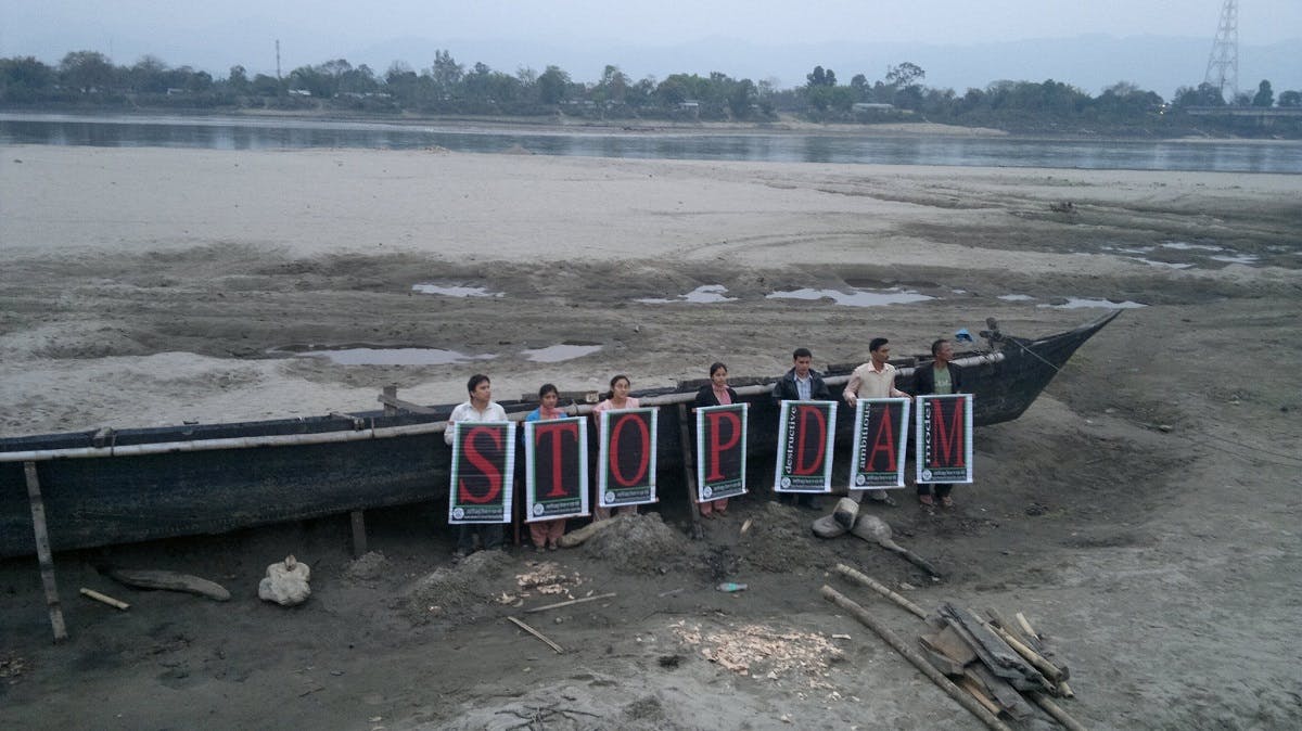 dam protest brahmaputra