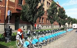 bike sharing racks gothenburg