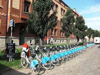 bike sharing racks gothenburg