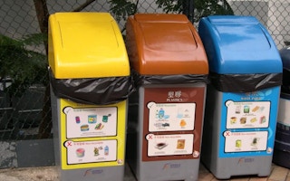 Hong Kong recycling bins