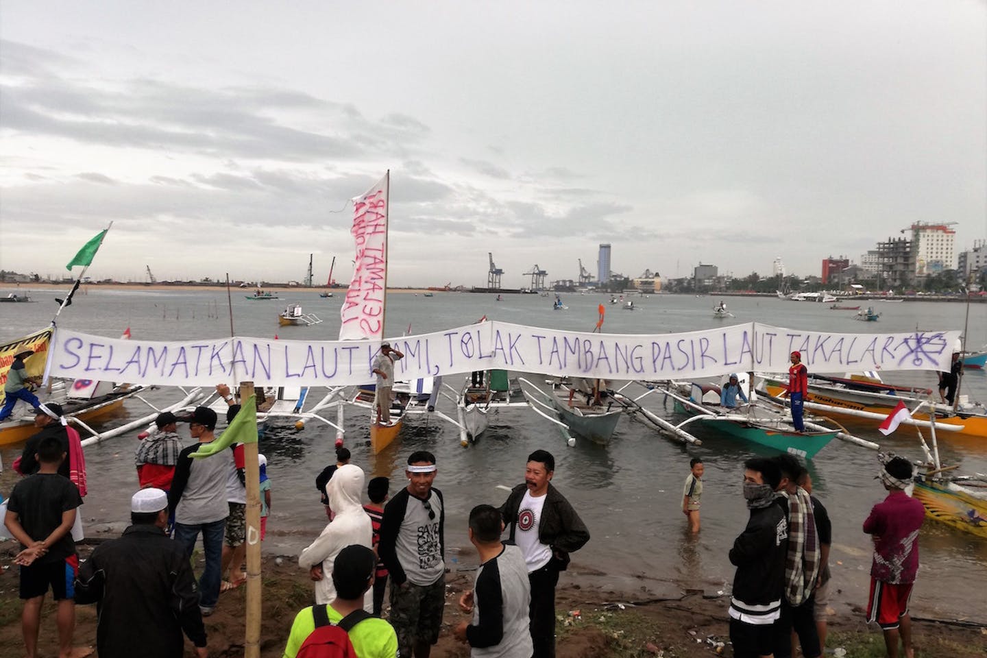 fishermen protest in Massakar