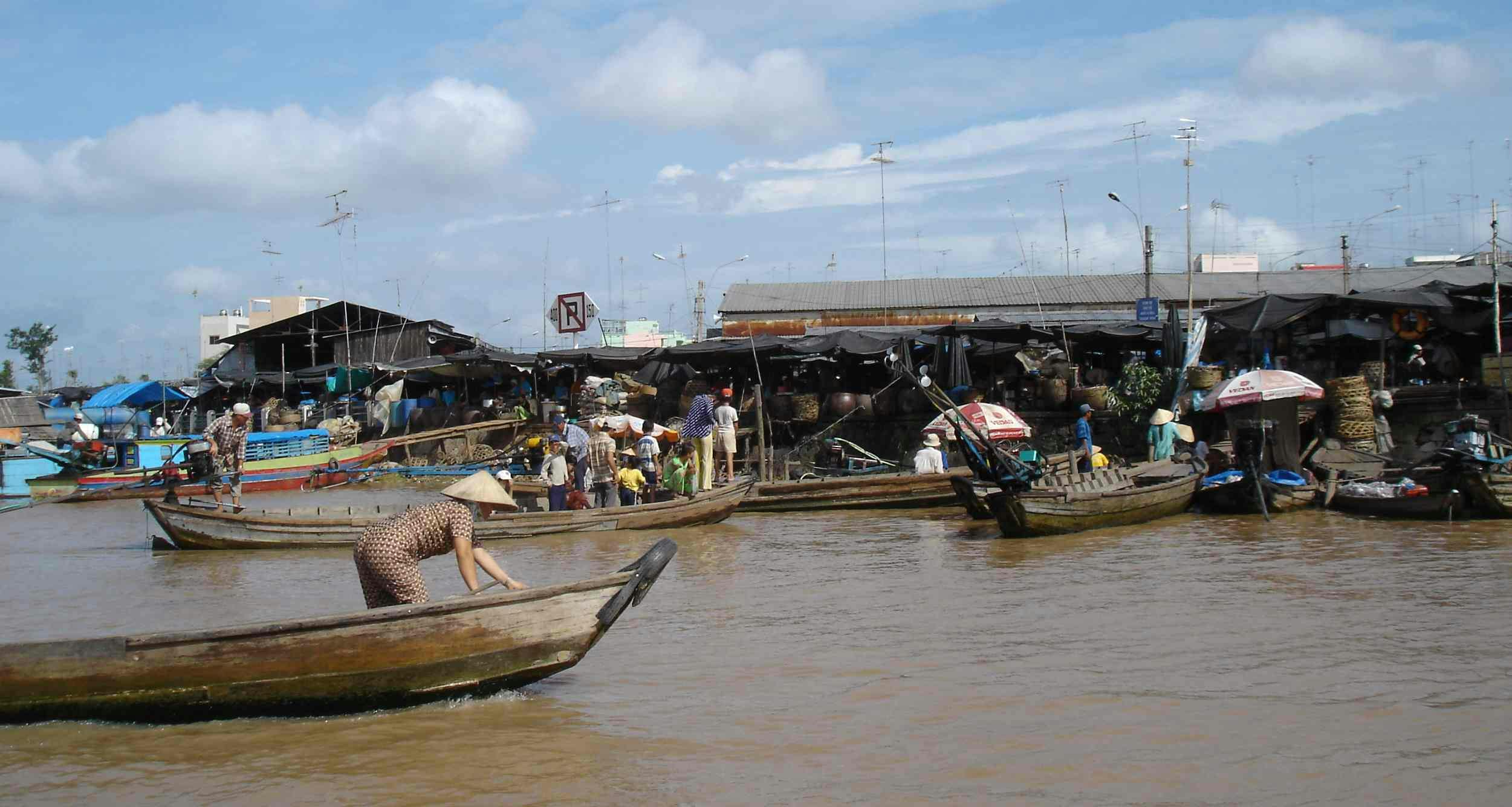 Can Tho market, Vietnam. 