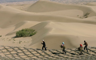 NChina desertification