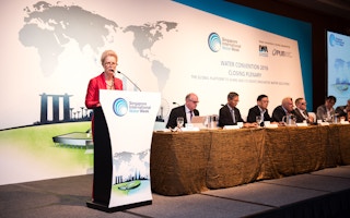 The closing plenary at the Water Convention. Image: SIWW