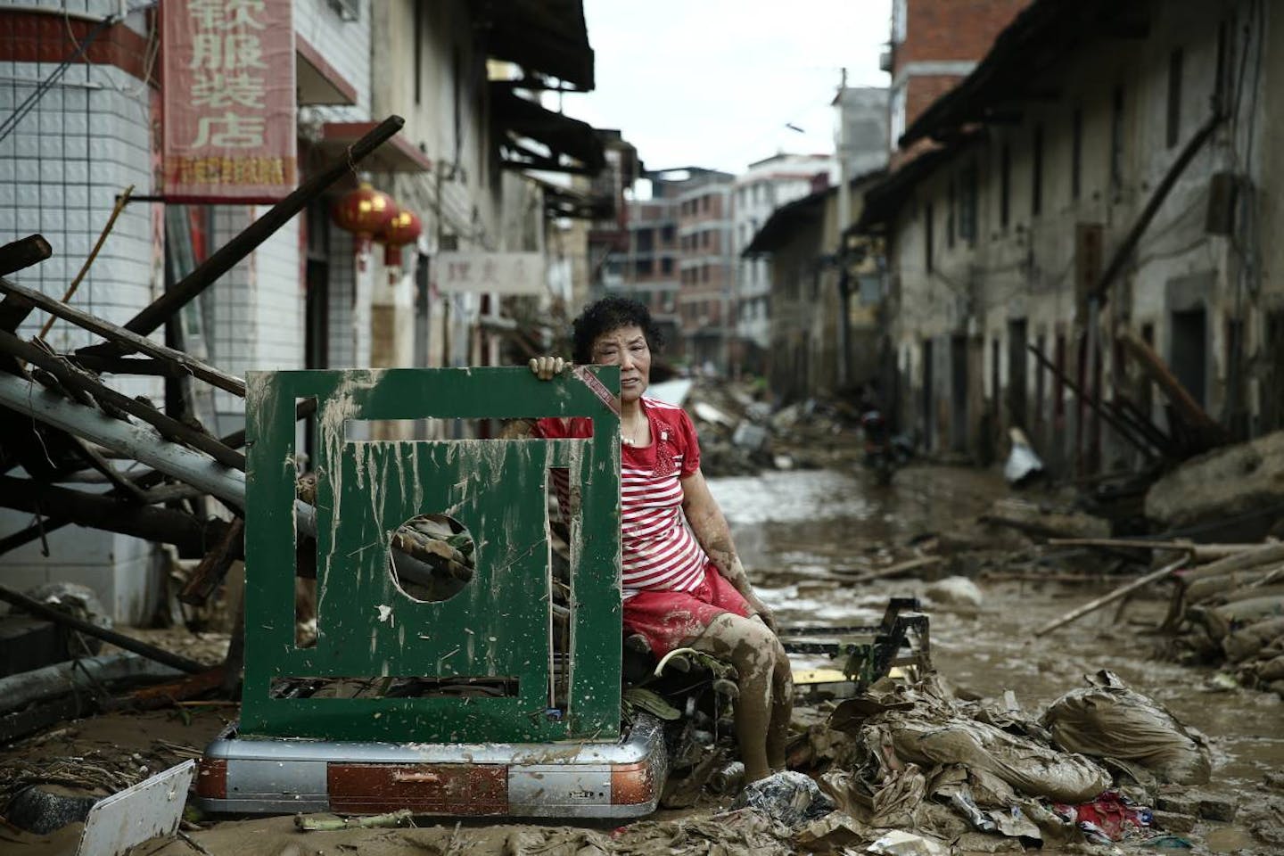 Typhoon Nepartak damages