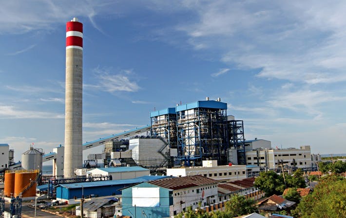 Coal fired power plant in Indonesia