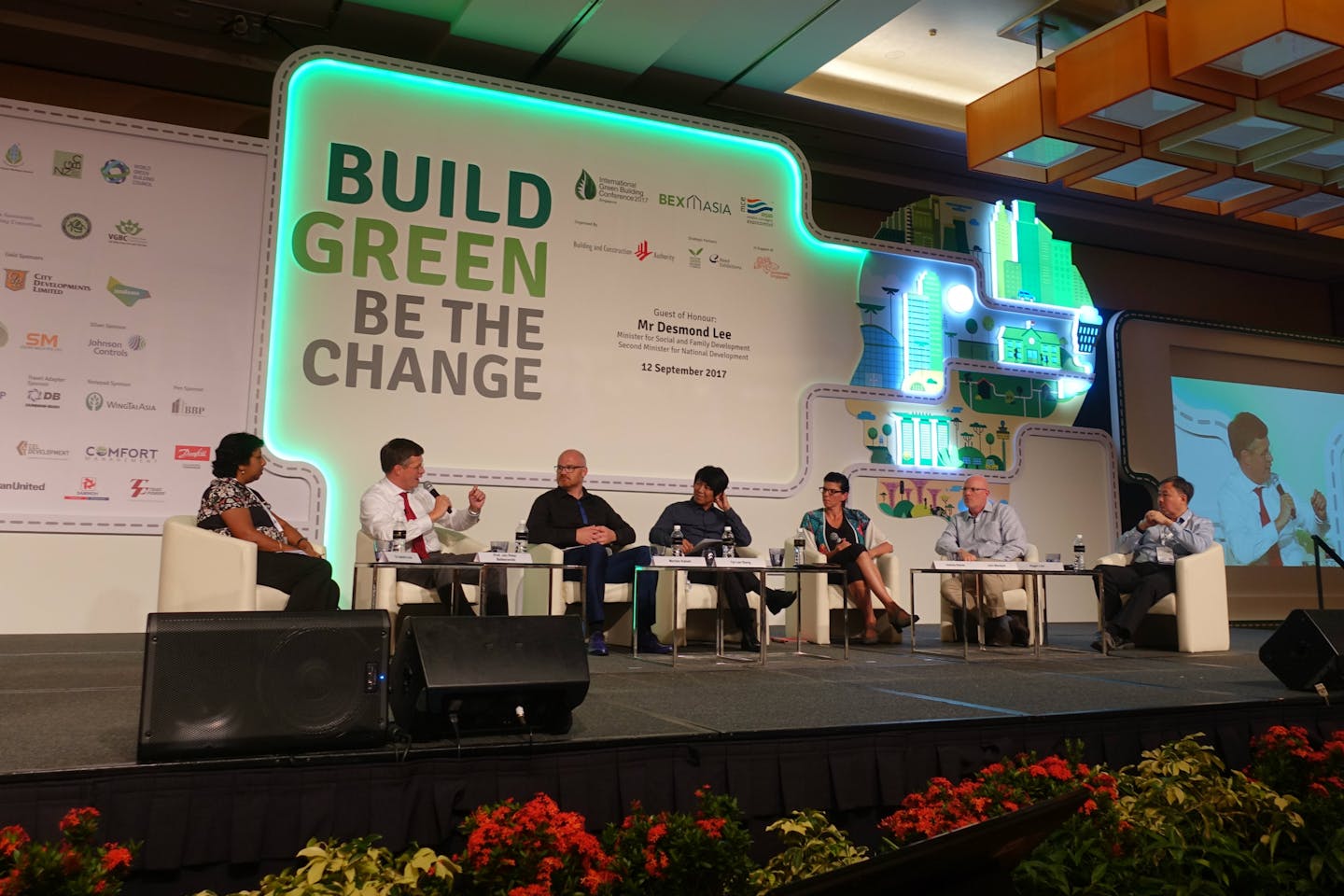 Leadership plenary at the International Green Building Conference 2017 held in Singapore