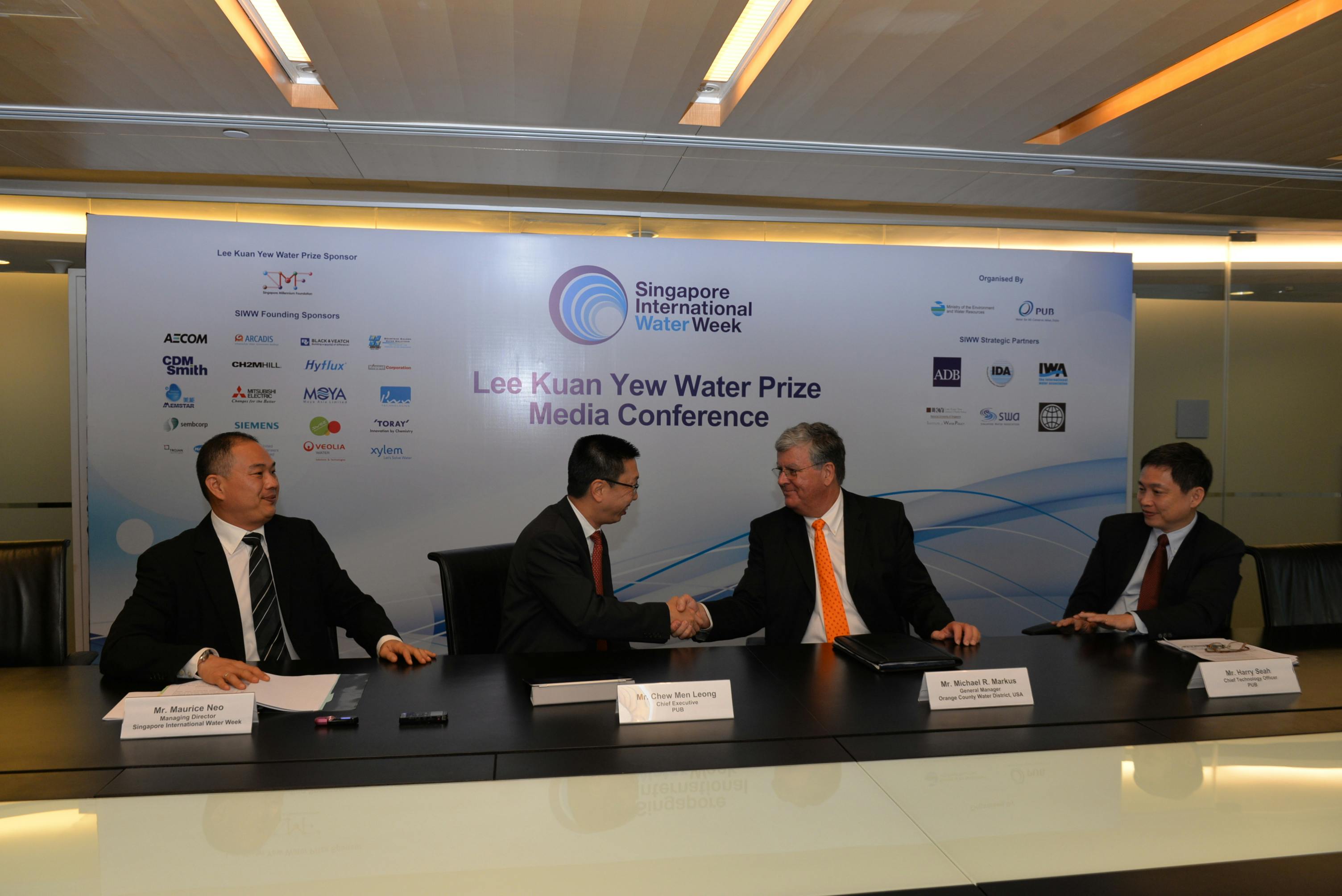 Lee Kuan Yew Water Prize awardee