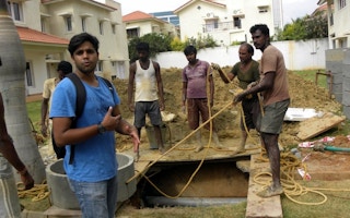 water workmen in Bengaluru