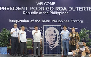 Duterte at Solar PH opening