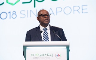 Oscar-winning actor and UNESCO Special Envoy for Peace and Reconciliation Forest Whitaker at Ecosperity