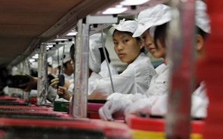 apple supplier workers