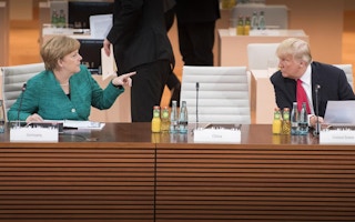 Merkel speak to Trump at G20