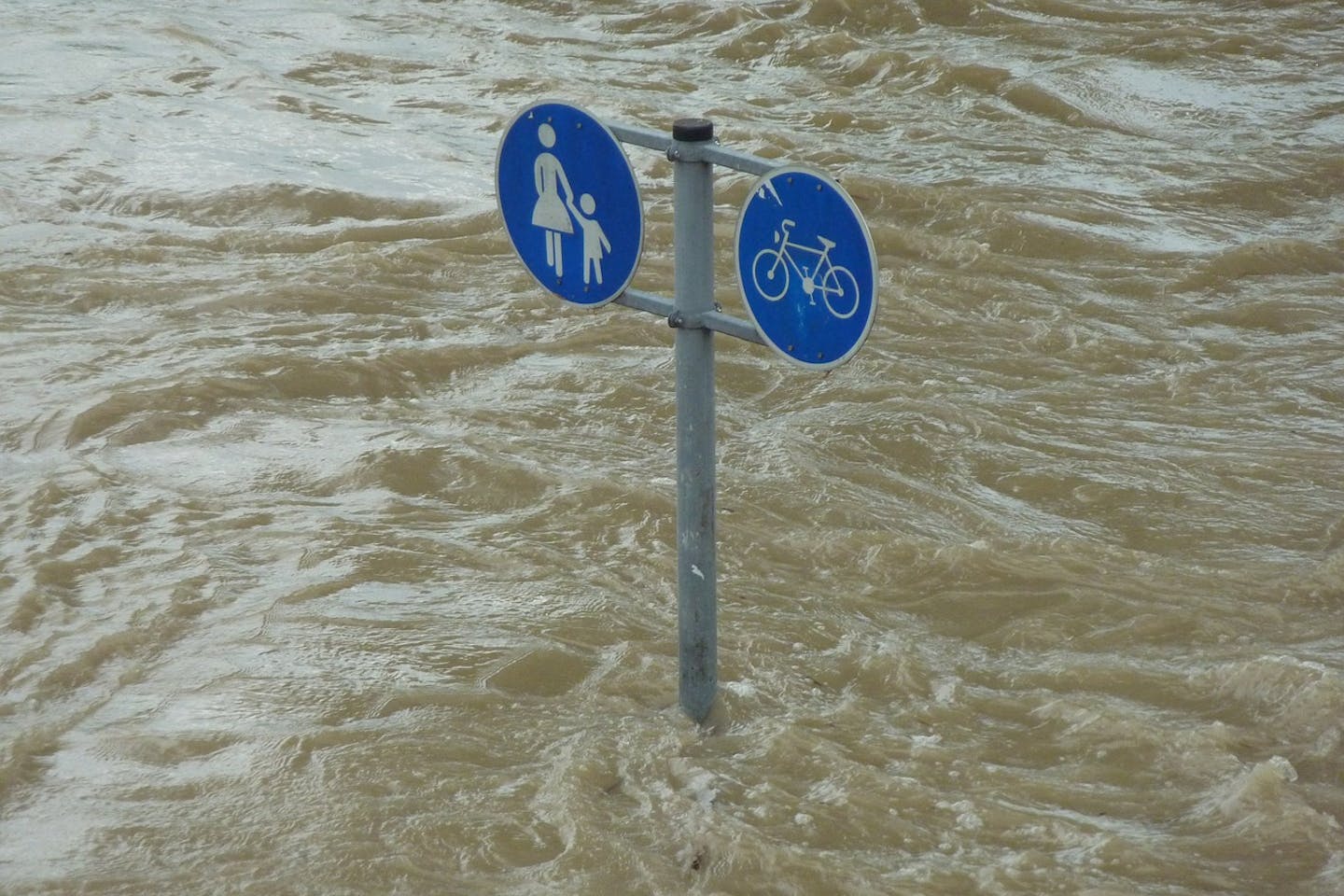 high water sign