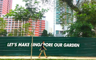 Singapore's 'City in a Garden' plan has seen a network of parks, nature reserves and greened buildings span the 70 kilometre-squared island—but the country has just 0.5 per cent primary forest cover left. Image: Eco-Business