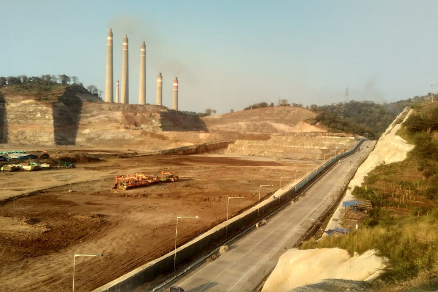 The Banten Suralaya coal complex in Banten, Java. The station will use ultra-supercritical technology, and is mainly funded by state utility PLN with financial advice from DBS Bank. Image: Greenpeace