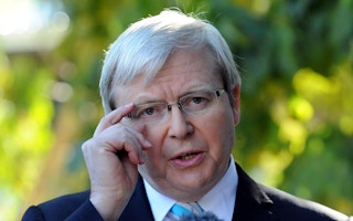 Australian PM Kevin Rudd