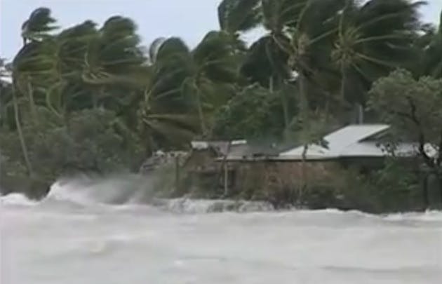 kiribati storms