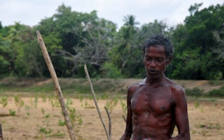 farmer in Adigama Sri Lanka