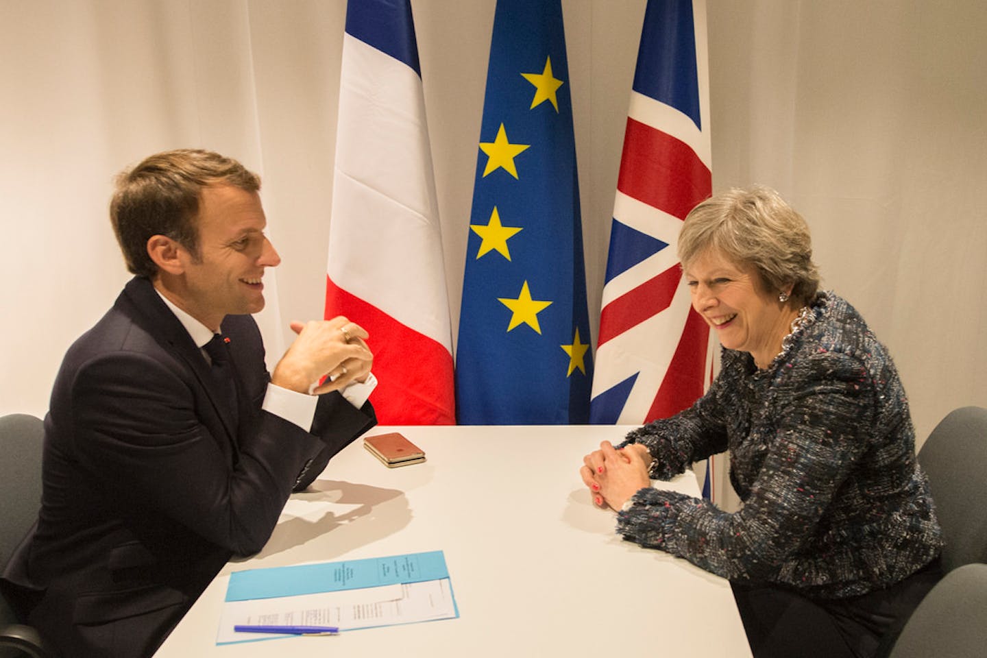 macron theresa may