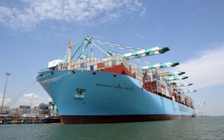 Maersk Triple-E cargo ship