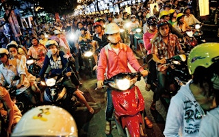 motorcyle mayhem in China