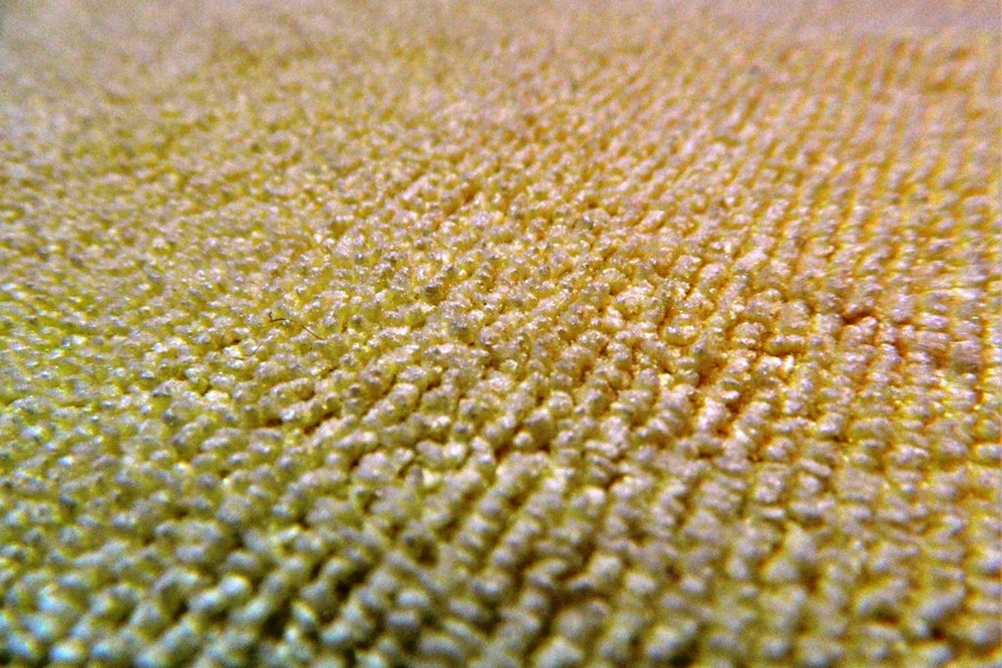 close-up on microfibre